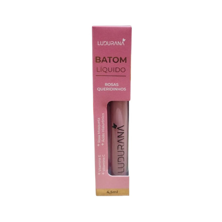 Batom Líquido Rosas Queridinhos Ballet Ludurana - B00345