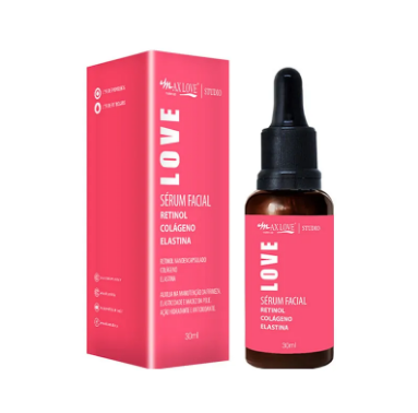 Sérum Facial Retinol + Colágeno + Elastina - Max Love