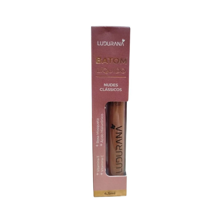 Batom Líquido Nudes Clássicos Canela Ludurana - B00332